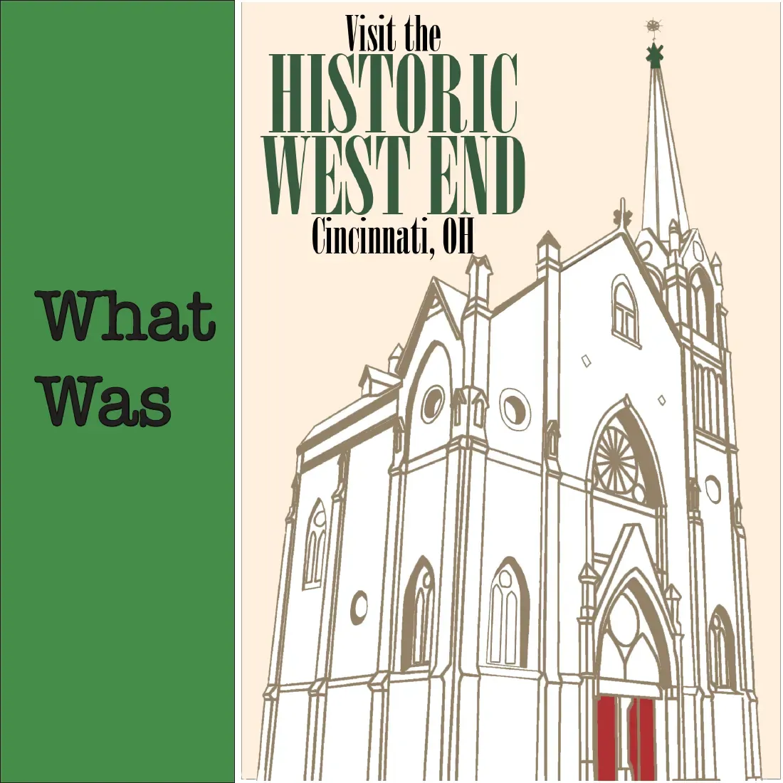 What Was chapter opener with a vintage West End postcard illustration