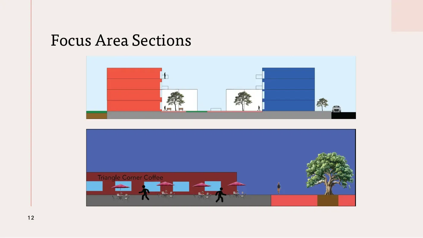 Focus area sections