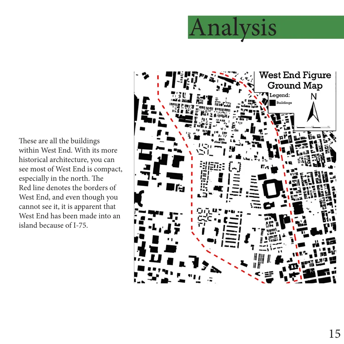 Figure ground analysis of every building in the West End